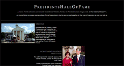 Desktop Screenshot of presidentshalloffame.com